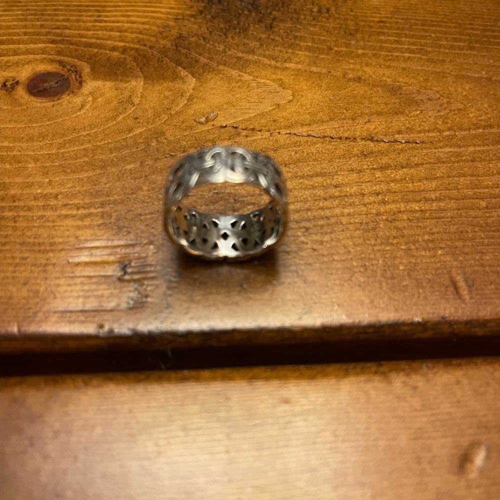 Sterling Celtic Band Ring! Solid And Beautiful. S… - image 3